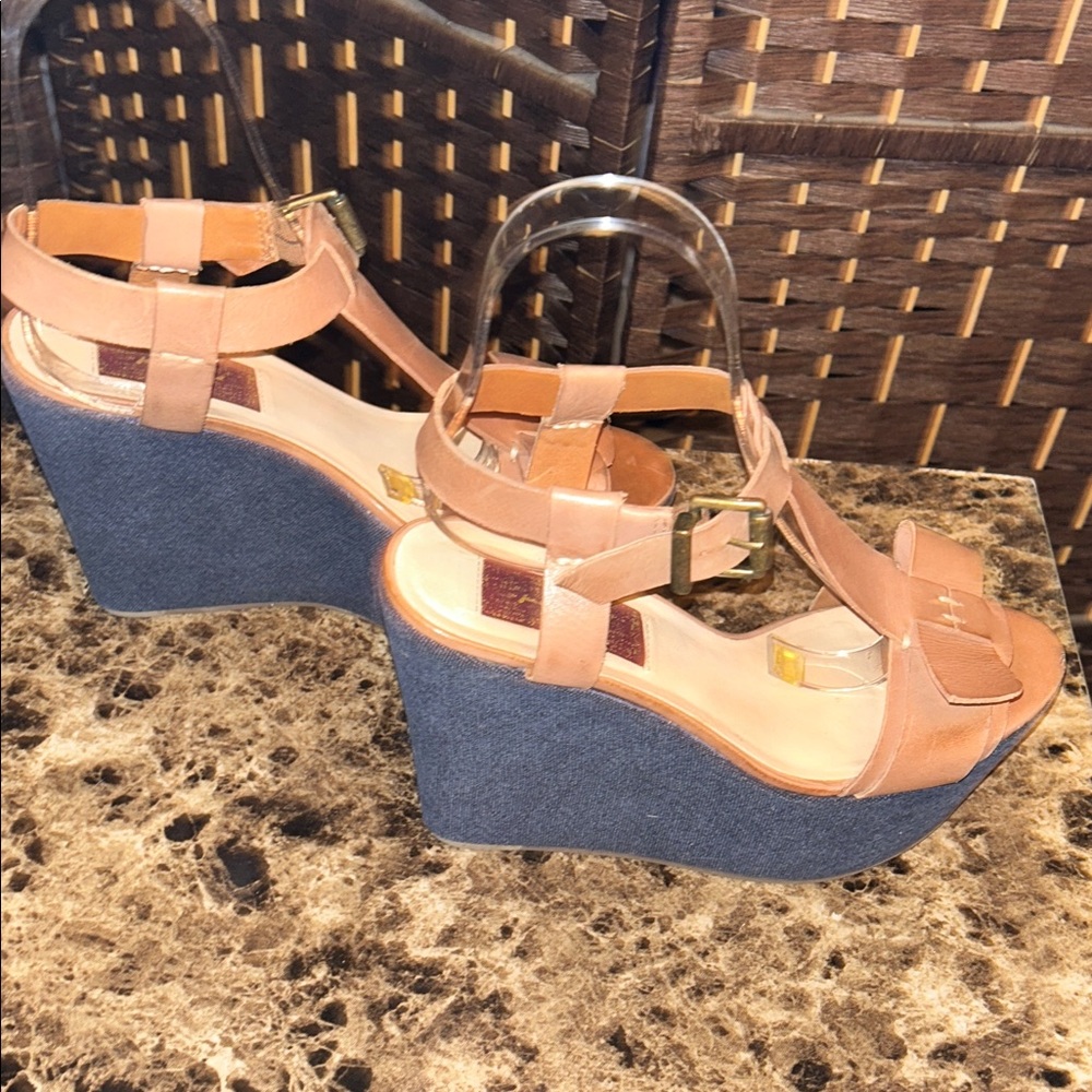 KALISTOGO 7 For All Mankind Elegant Tan Women's Sandals 8.5M - Picture 7 of 16